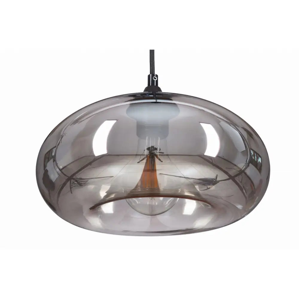 Hengende Glasslampe Cairo i Grafitt (ep017 3-g)