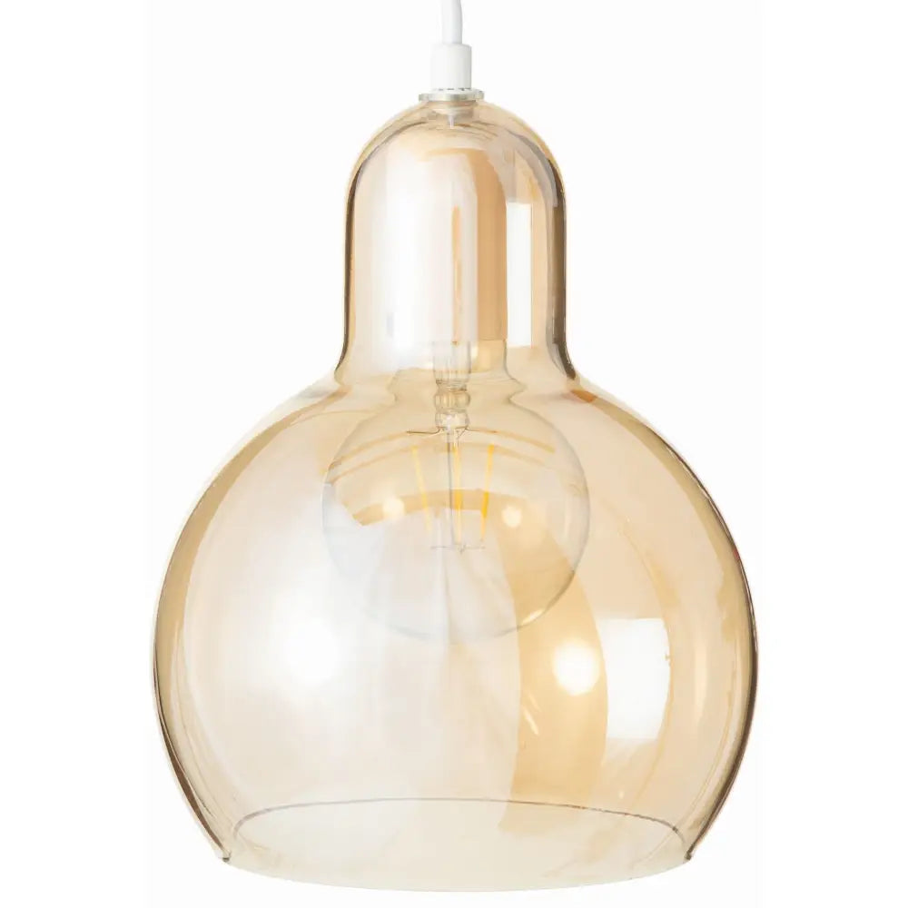 Hengende Glasslampe i Ravfarget Pera (ms3004 Rav Pera)