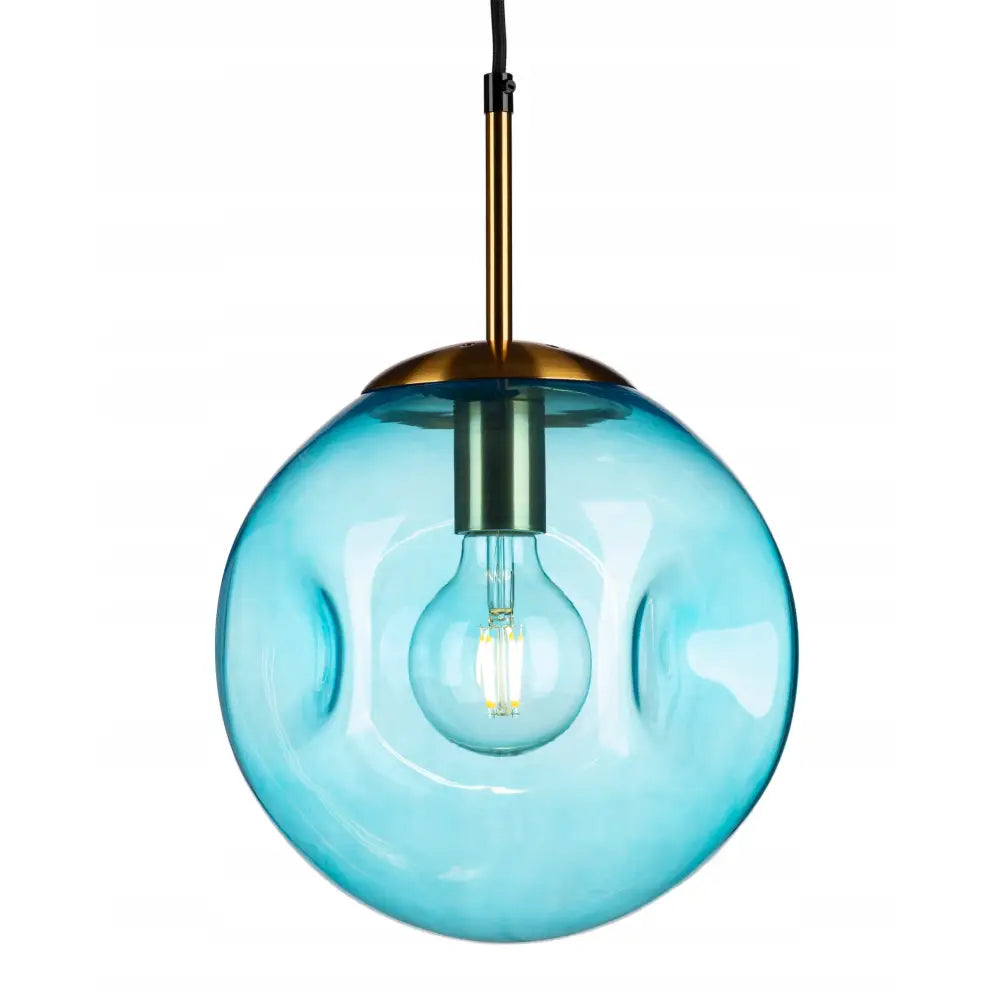 Hengende Lampe Glasskule Lava Blå (ep008 Lava Blå)