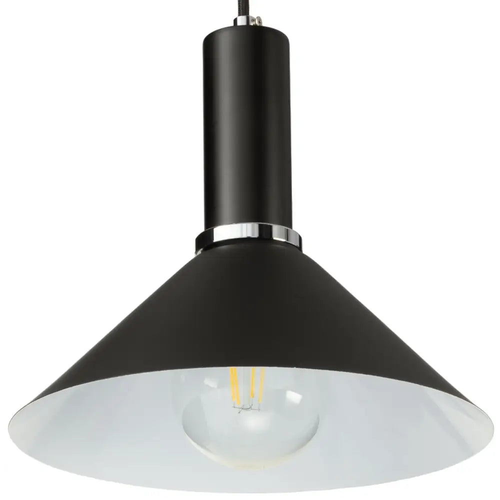 Hengende Loftlampe i Metall Kobe Sort (ms2004 Sort)