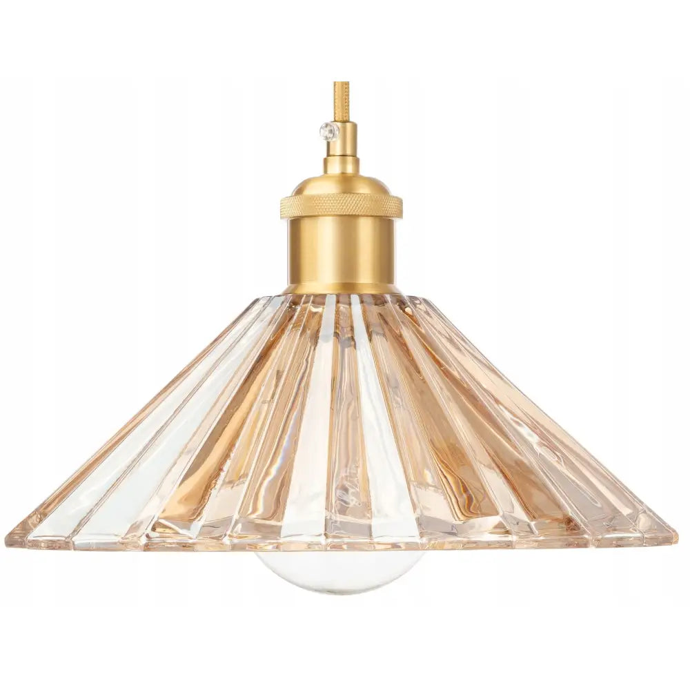Hengende Taklampe i Glass Japandi Ravnfarget (lhs-spider-6-c Amber)