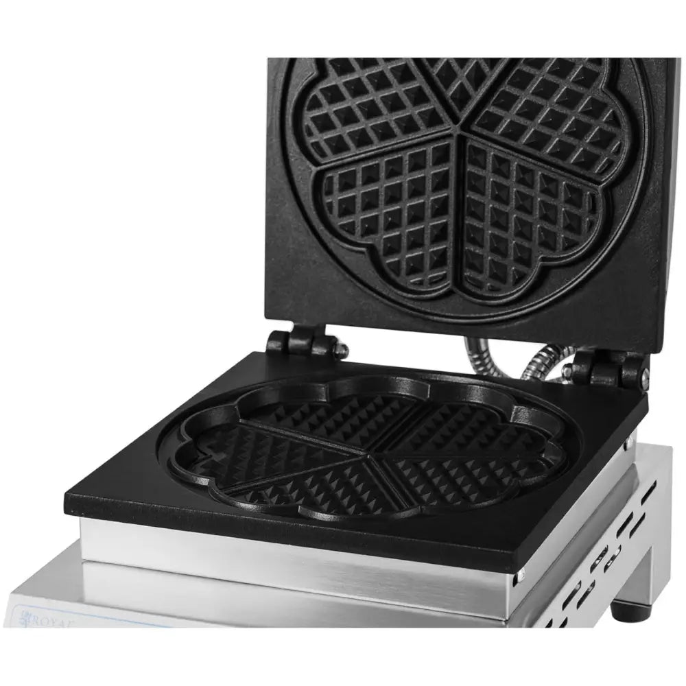 Hjerteformede Belgiske Vafler 23 Cm Teflon 1500 w