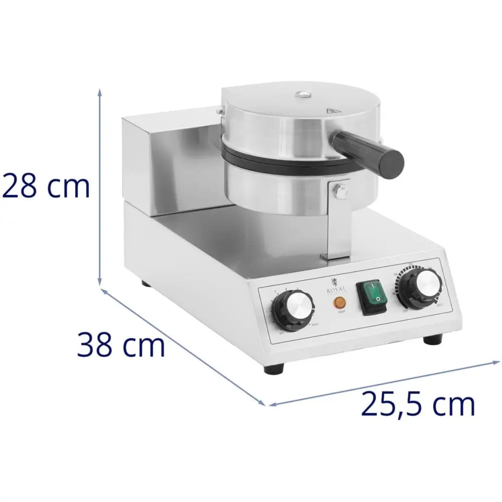 Hjertefriformet Vaffeljern 180 Mm 1000 w