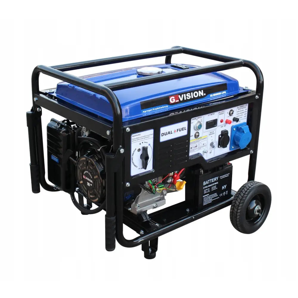 Hybridgenerator Strømaggregat (bensin/lpg) 8,5kw