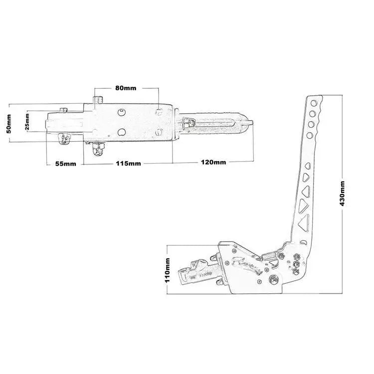 Hydraulisk Håndbrekk Vertikal Horisontal Drift