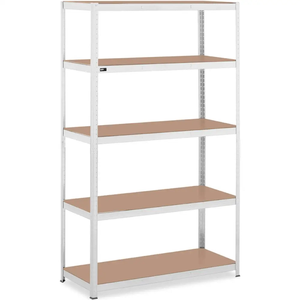 Hylle til Lager Metall 5 Hyller 750 Kg 120 x 50 x 197 Cm Grå