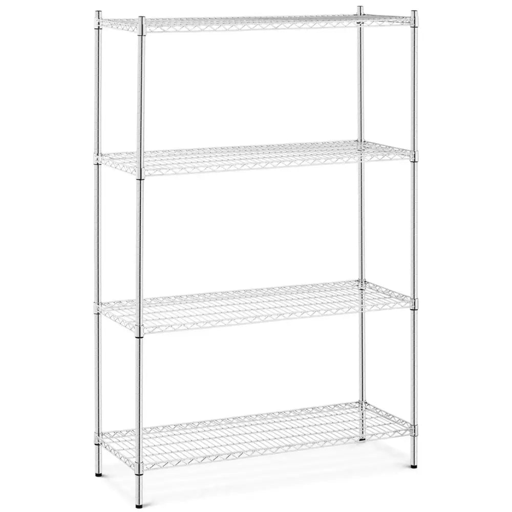 Hylleverksted Krom 4 åpne Hyller Opptil 1 Tonn 1000 Kg 120x45x180 Cm