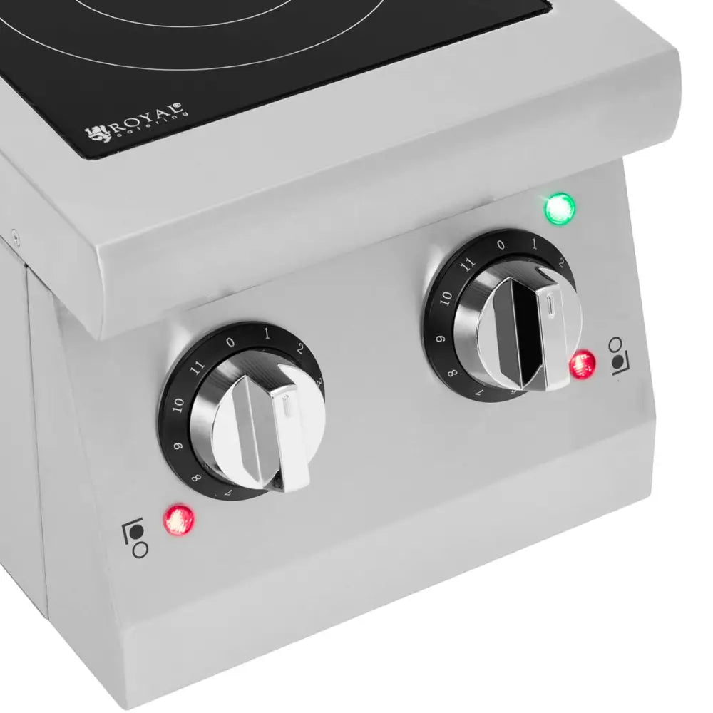 Induksjonstopp 2 Brennere Justerbar ø 12-26 Cm 3000 w