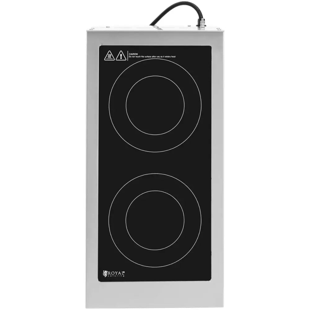 Induksjonstopp 2 Brennere Justerbar ø 12-26 Cm 3000 w