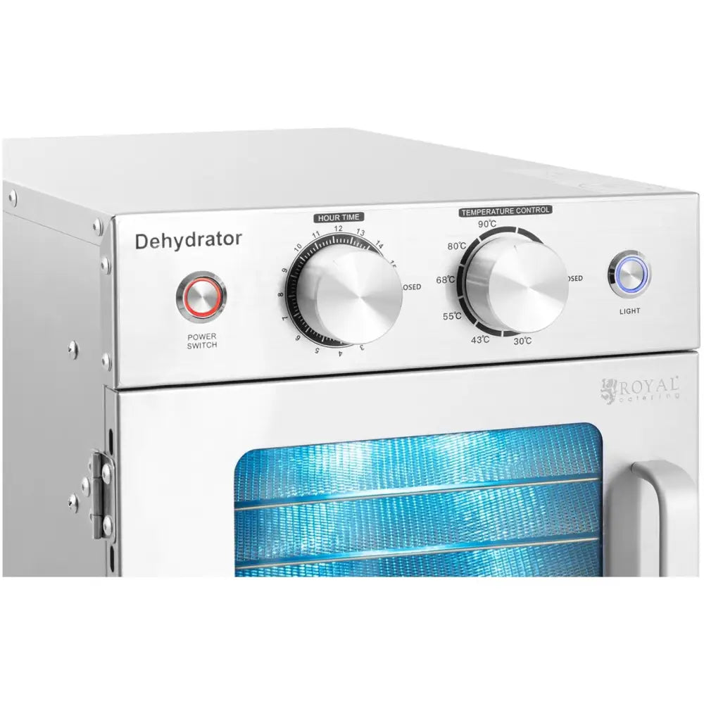 Industriell Mat- Urte- og Sopptørker 1 Kammer 6 Hyller 30-90 °c 500 w