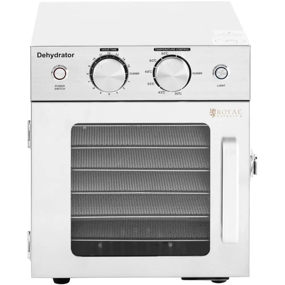 Industriell Mat- Urte- og Sopptørker 1 Kammer 6 Hyller 30-90 °c 500 w