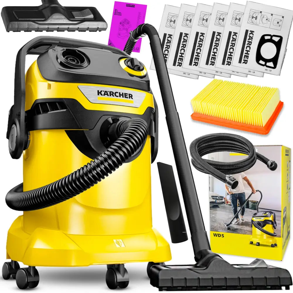 Industriell Støvsuger Karcher Sett med 5 Poser