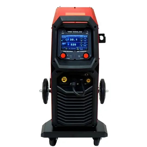 Invertersveiseapparat Migomat Ideal Tecno Mig 320 Lcd Synergisk 400v 4x4 Mma