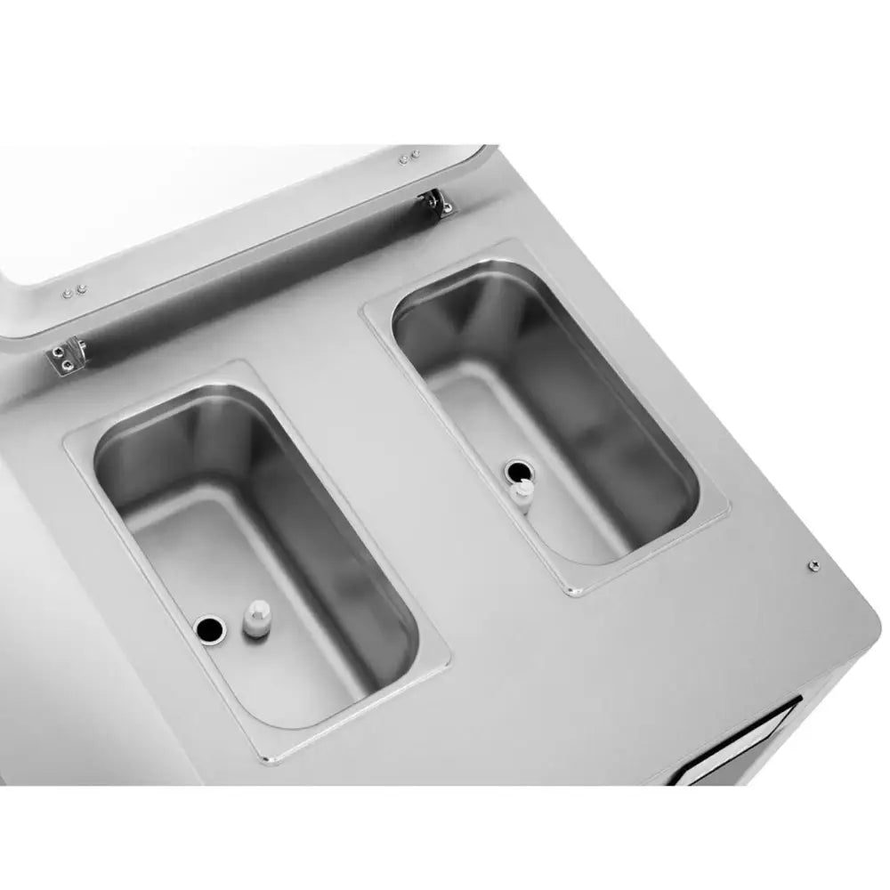 Iskremmaskin med Digitalt Panel 2 Smaker + Mix 230 v 2600 w 33 L/t.