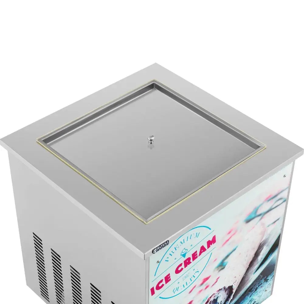 Iskremruller Maskin Kompakt Fryseplate 50 x 50 Cm 600 w