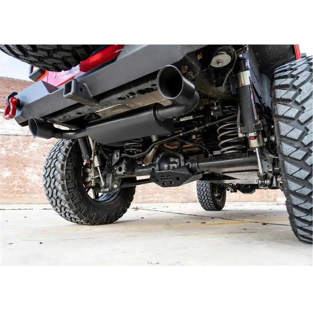 Jeep Wrangler Jl 2 d 18- Dobbel Sort Eksos - Rough Country