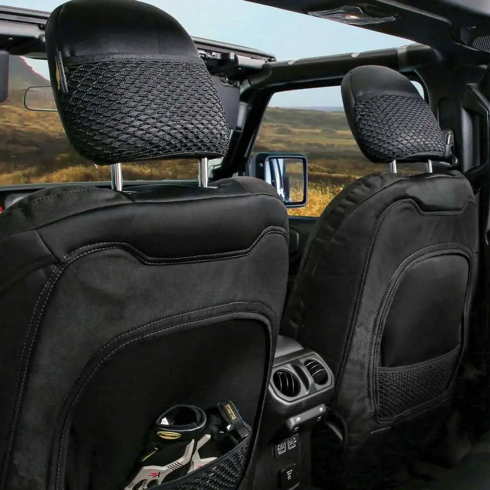 Jeep Wrangler Jl 4xe 21- Neopren Svart/svart Setetrekksett