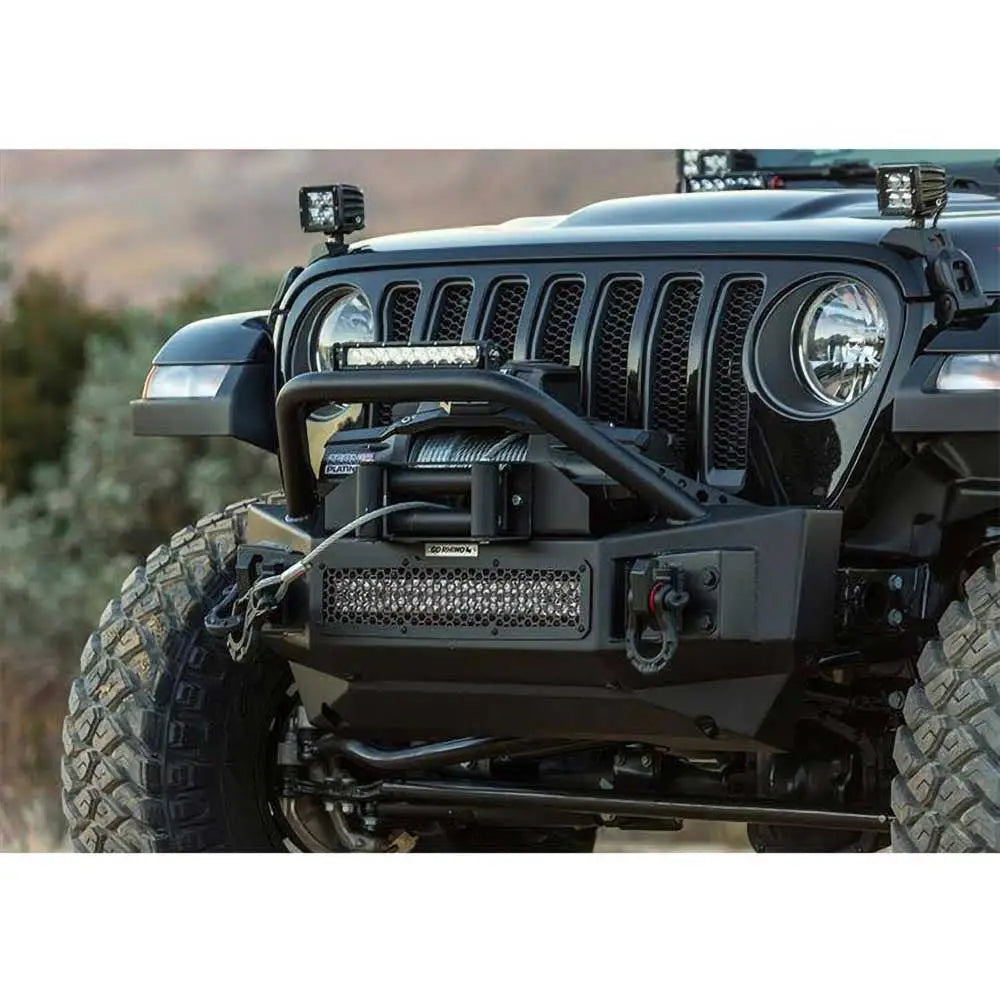 Jeep Wrangler Jl 4xe 21- Vinsjplate for Rockline Go Rhino Festesystem