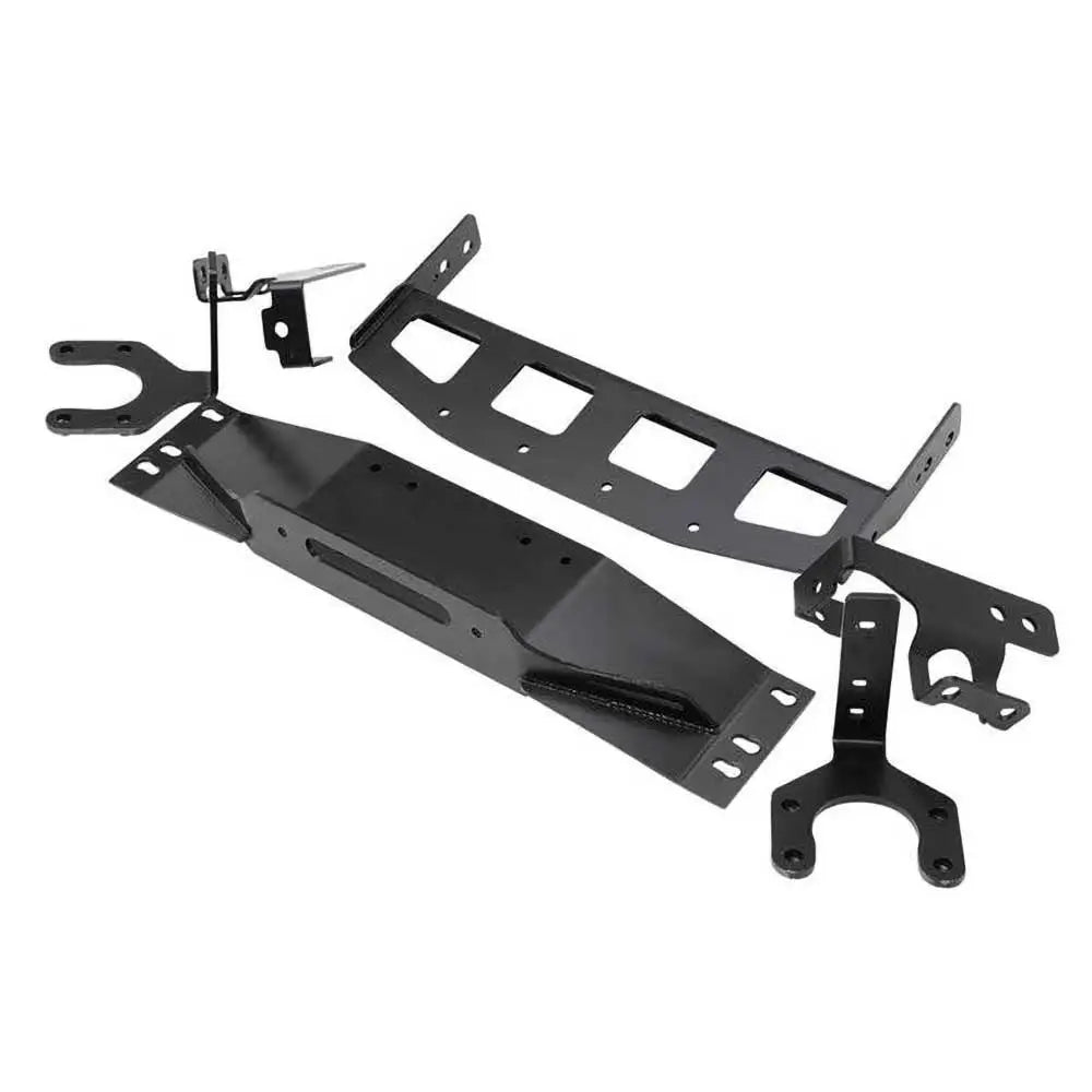 Jekkplate med Forhøyning for Vinsj - Jeep Wrangler Lj 04-06
