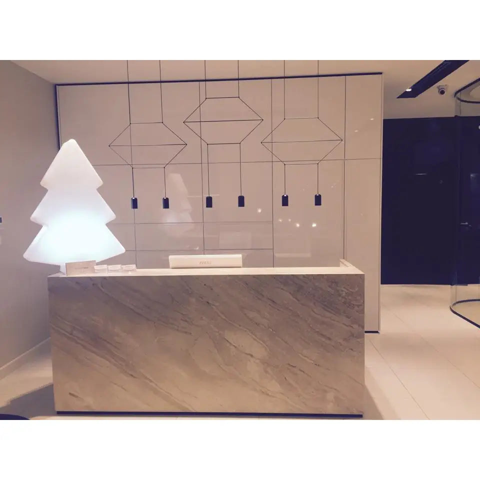 Juletre med Led-belysning m Rgb-pære (hvit Innendørskabel med Bryter)
