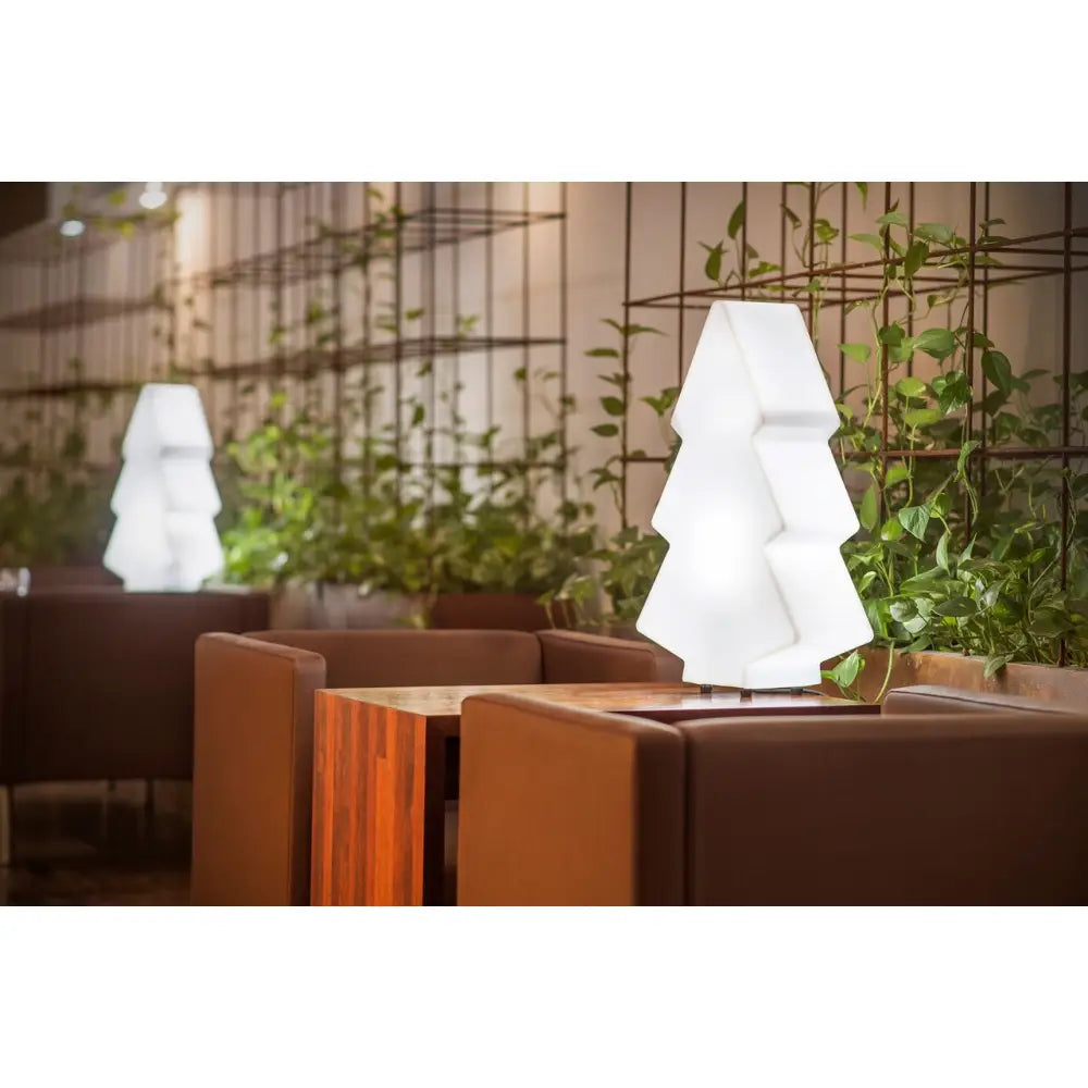 Juletre med Led-belysning s Rgb-pære (hvit Innendørskabel)