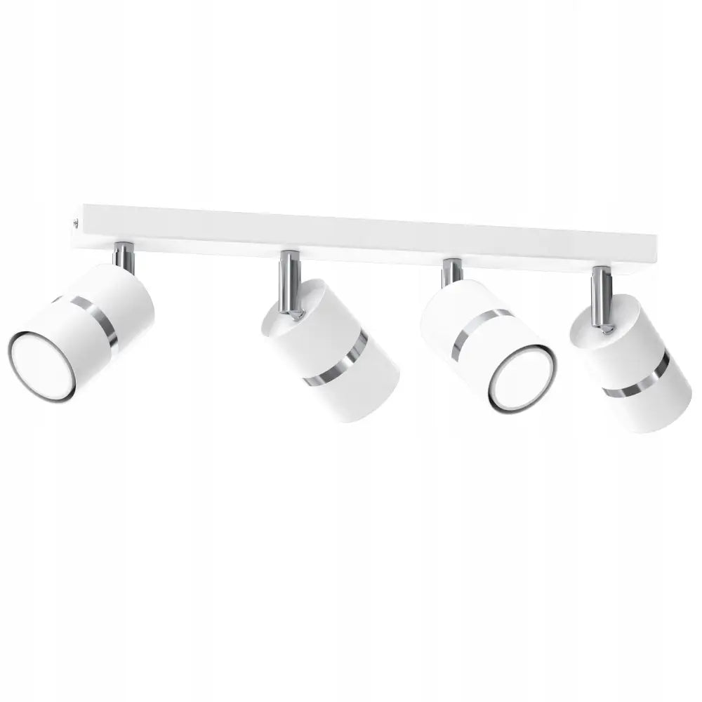 Justerbar Spotlys Skinne Taklampe 4 Gu10