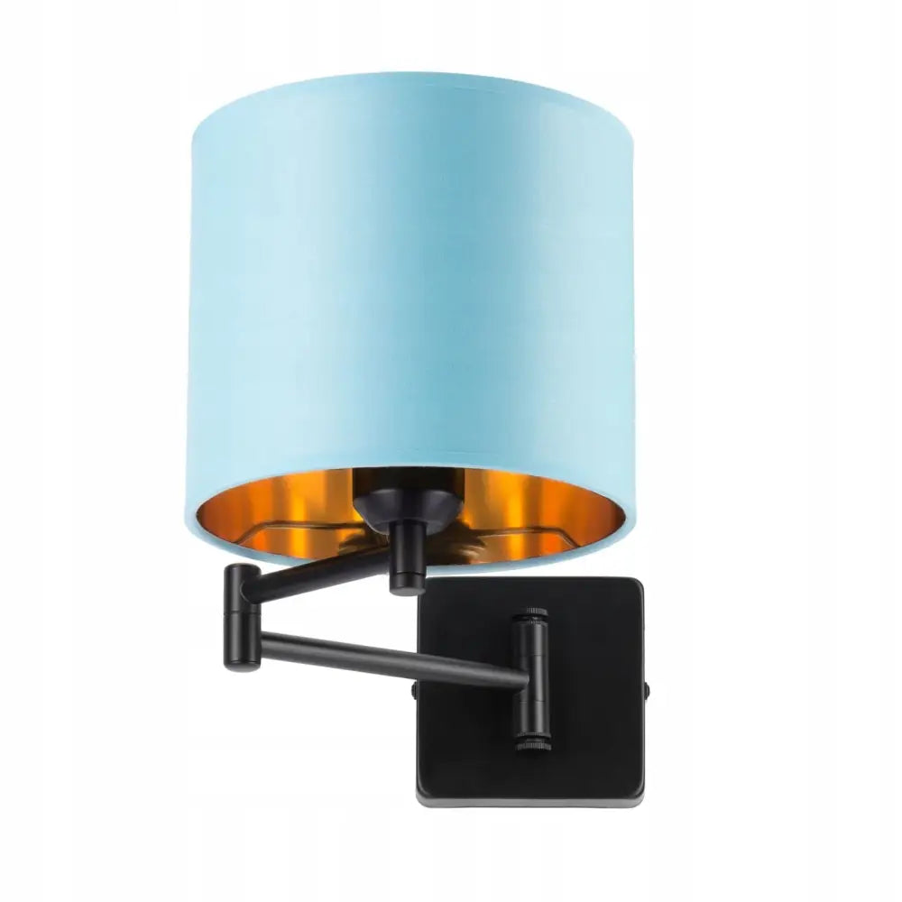 Justerbar Vegglampe med Blå Skjerm for Hotell
