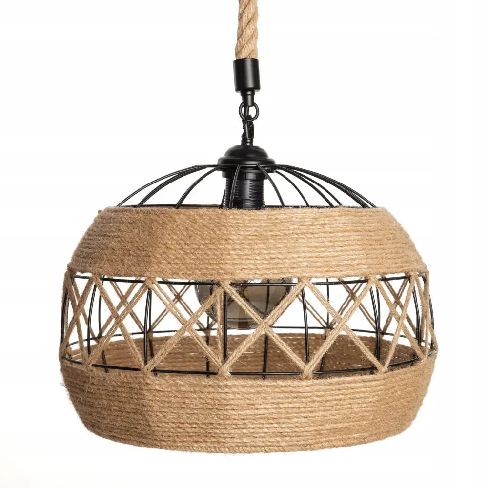 Jute Hengelampe Natur Boho (dd08-2)