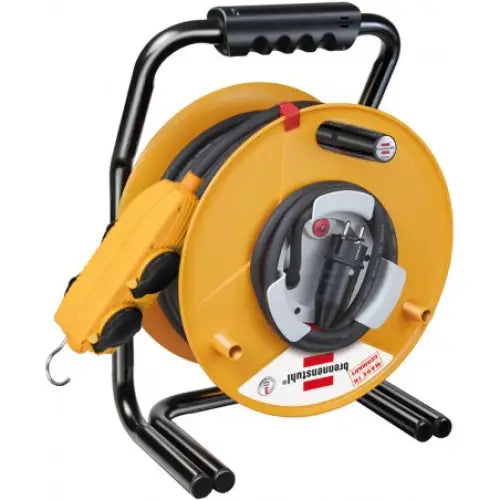 Kabeltrommel Powerblock Ip54 Egnet for Byggeplasser 5m Svart H07rn-f 3g2,5mm²