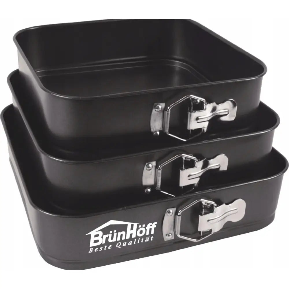Kakeform Sett Baking Panner Stekebrett