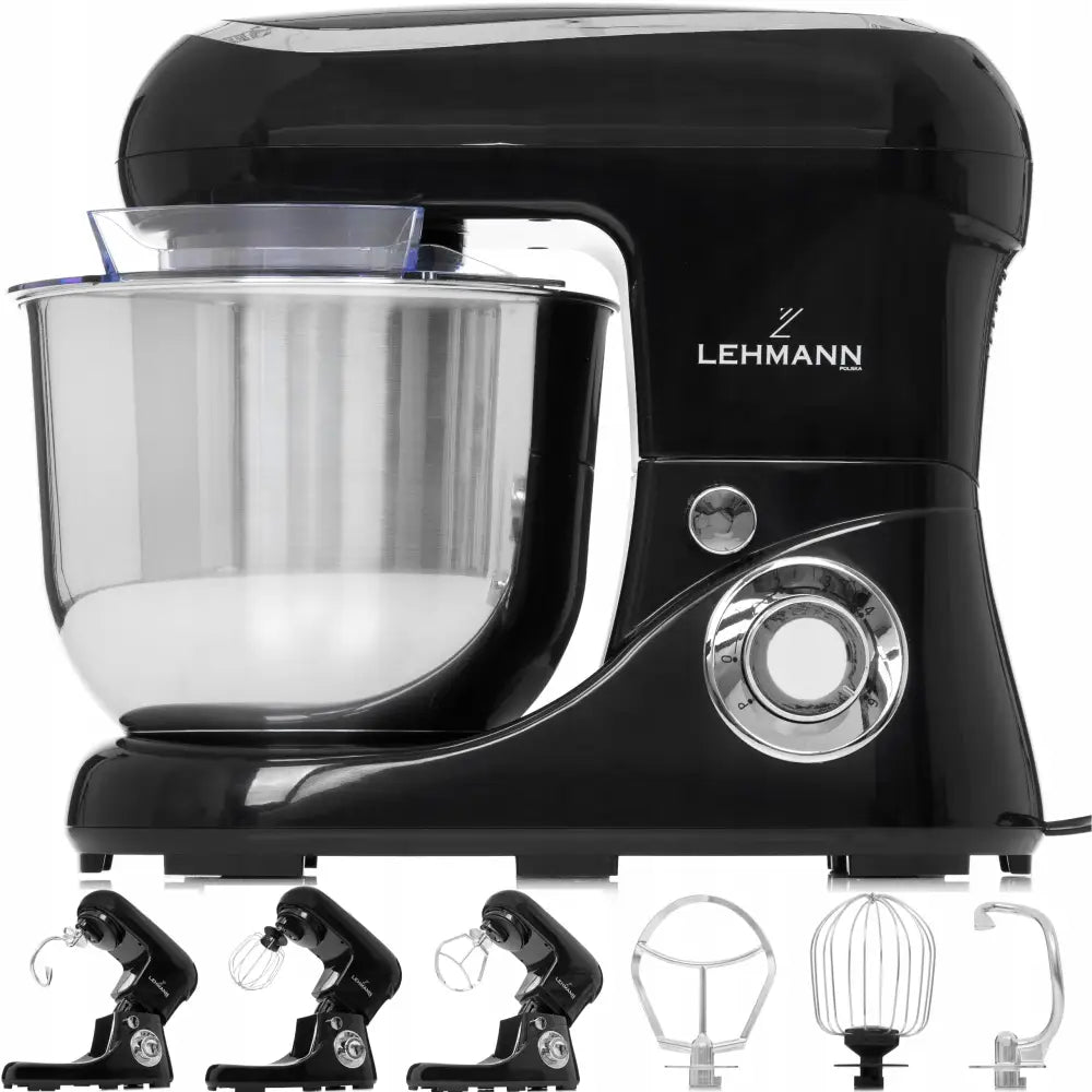 Kjøkkenmaskin Lehmann Pan-keik V2 2200 w Svart