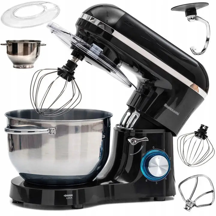 Kjøkkenmaskin med Planetarisk Mikser Blender og Røreverk 2500w + Gratis 6,3l Bolle