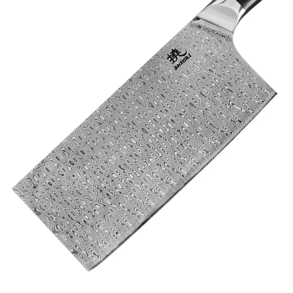 Kjøttkniv Shiori 撓 Yasashi-sa Haku - G10 Damaskstål
