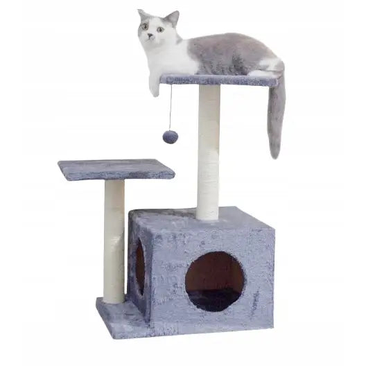 Klorestativ for Katter med Seng og Hytte 71cm (f025)
