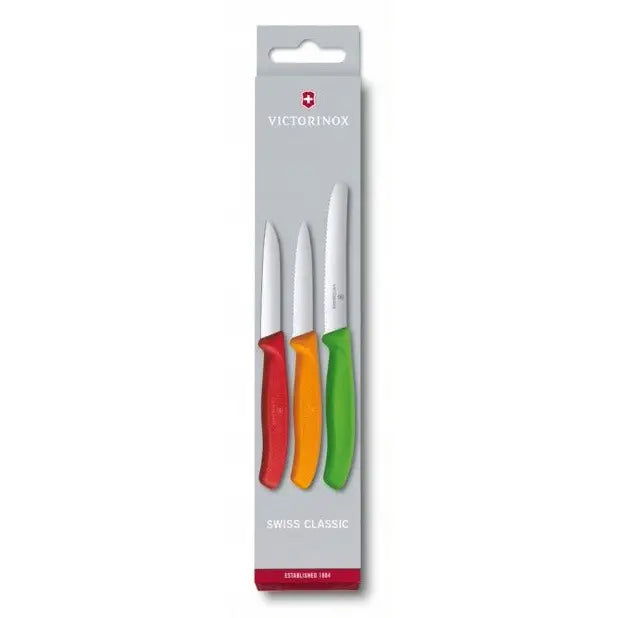 Knivsett for Frukt og Grønnsaker 3 Deler Victorinox