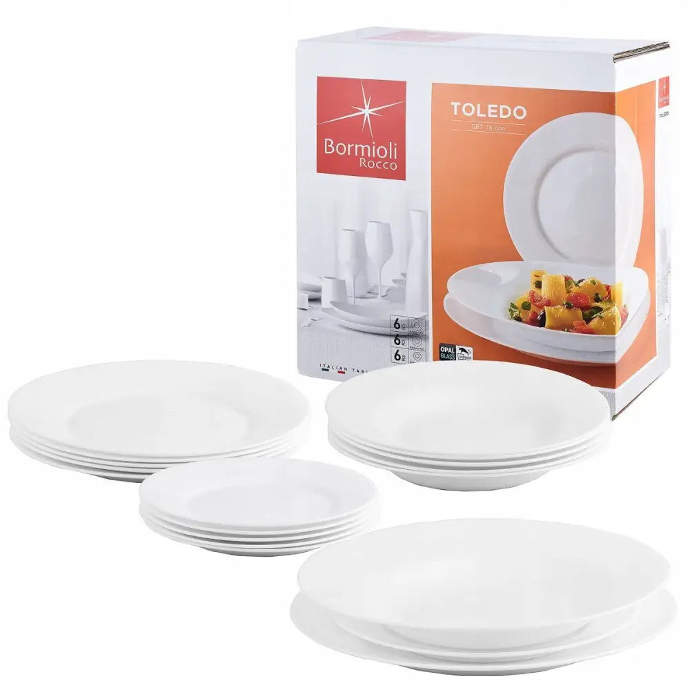 Komplett Bormioli Rocco Toledo Servise - 18 Deler