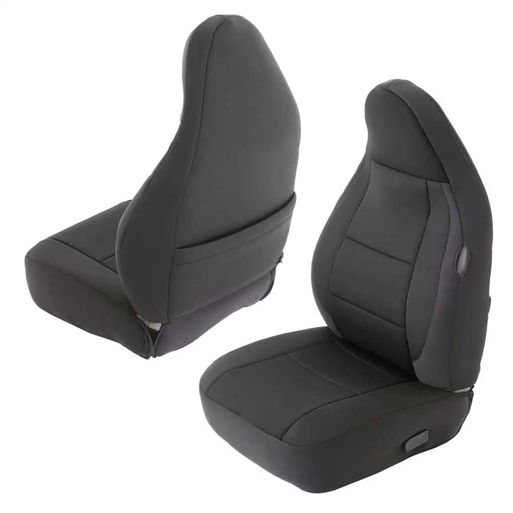 Komplett Setetrekk i Neopren - Svart Sider/svart Midtparti Smittybilt - Jeep Wrangler Jk 2 d 07-18