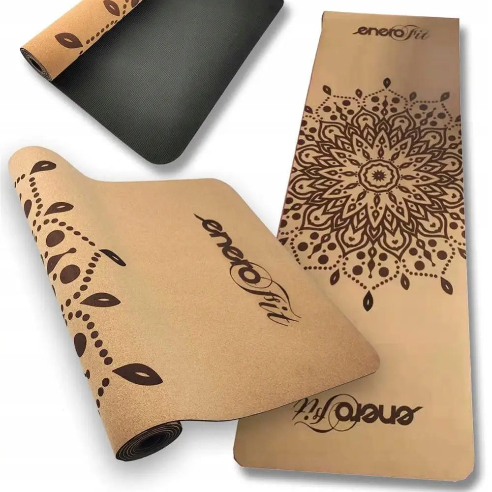 Kork Yogamatte for Trening fra Enero Fit