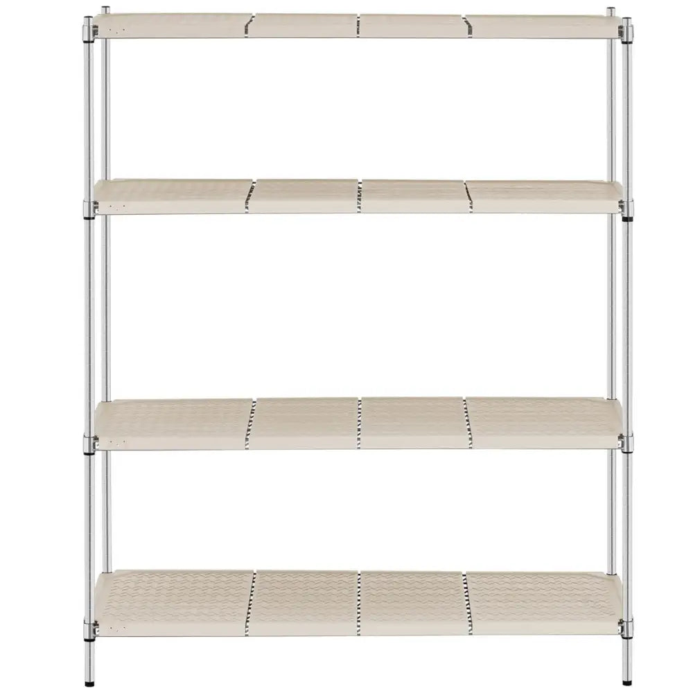 Lagerreol med 4 Hyller og Toppdekselet opp til 600 Kg 150x60x180 Cm