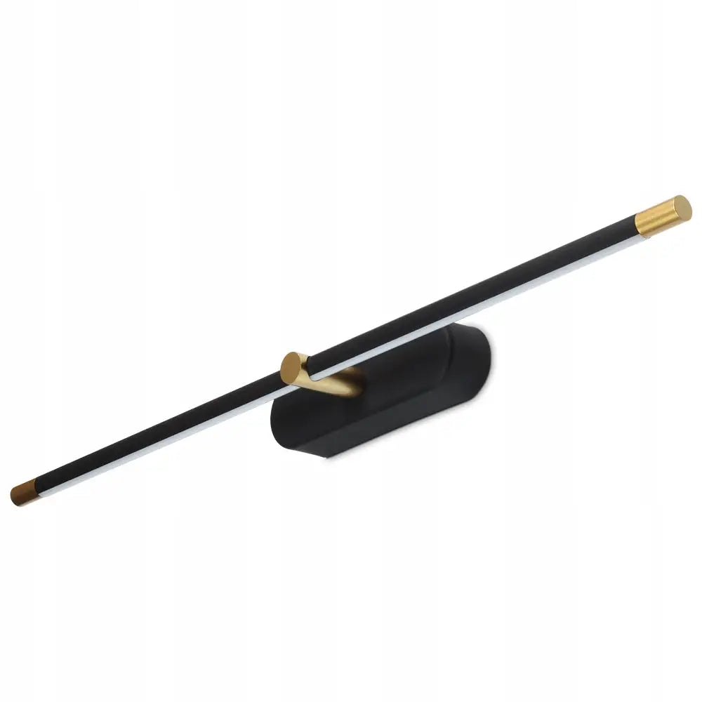 Lampe over Speil Vegglampe Led 60 Cm Svart-gull