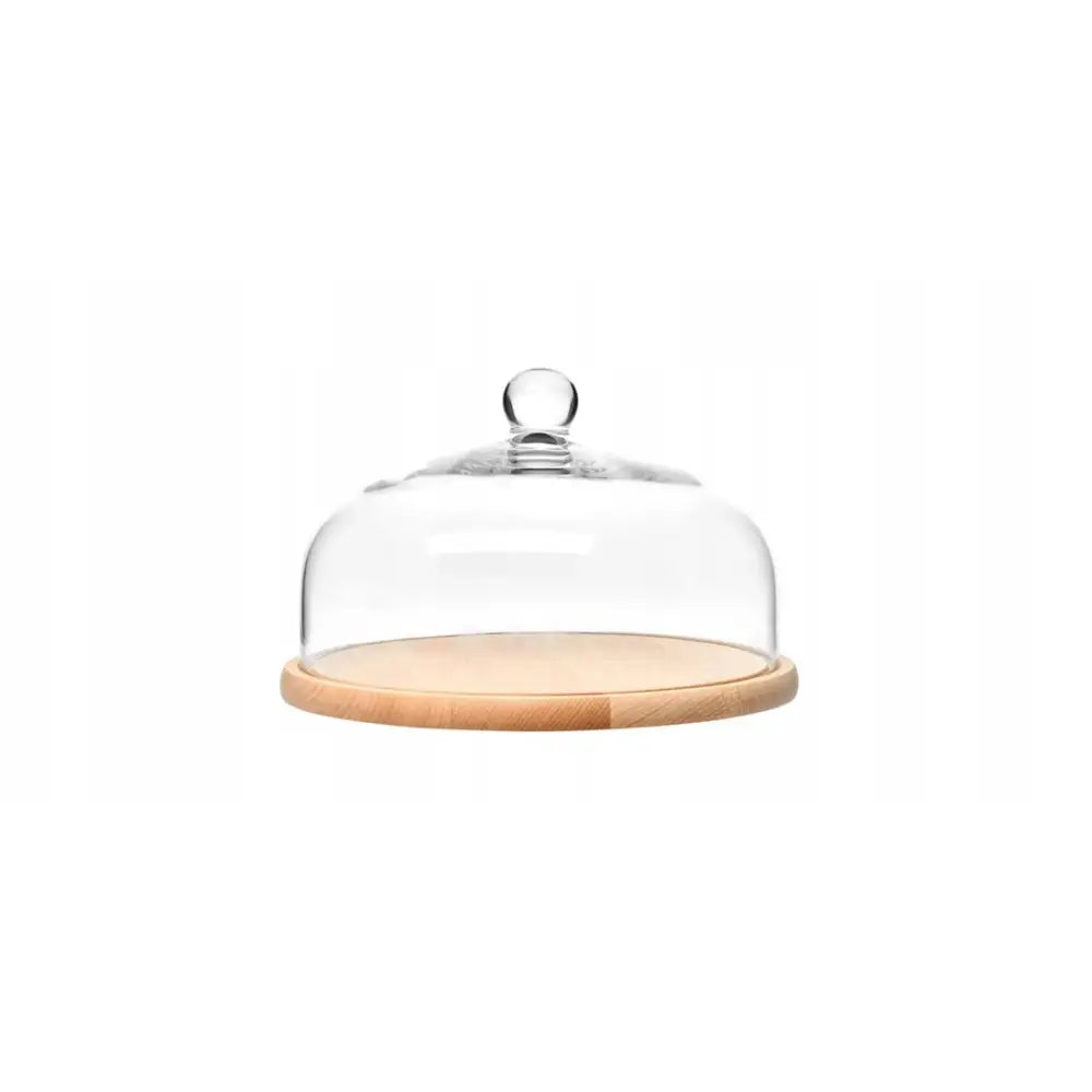 Lampeskjerm med Trebrett Glamour 28,5 Cm