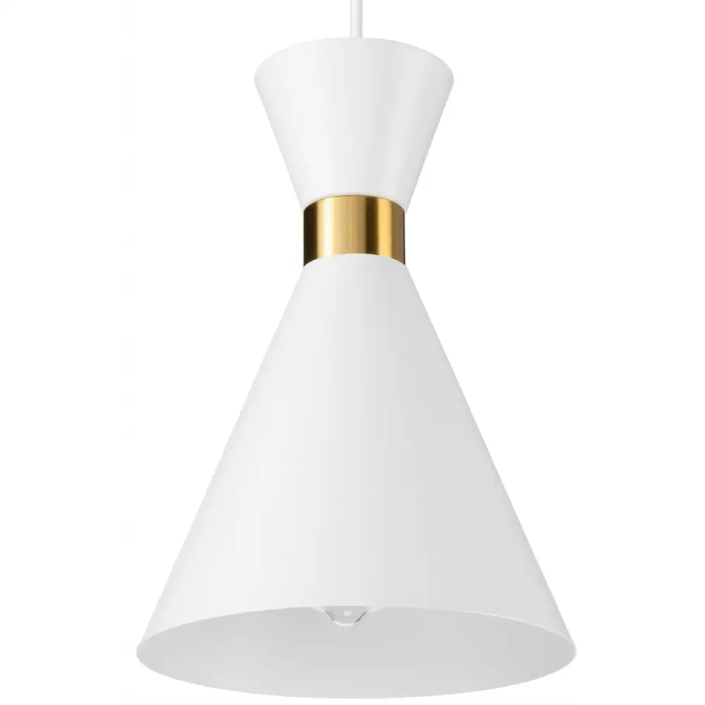Loft Hengende Lampe Metall Fit Hvit (ela7206 Hvit)