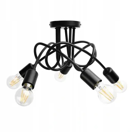 Loft Hengende Taklampe Spiral 5xe27