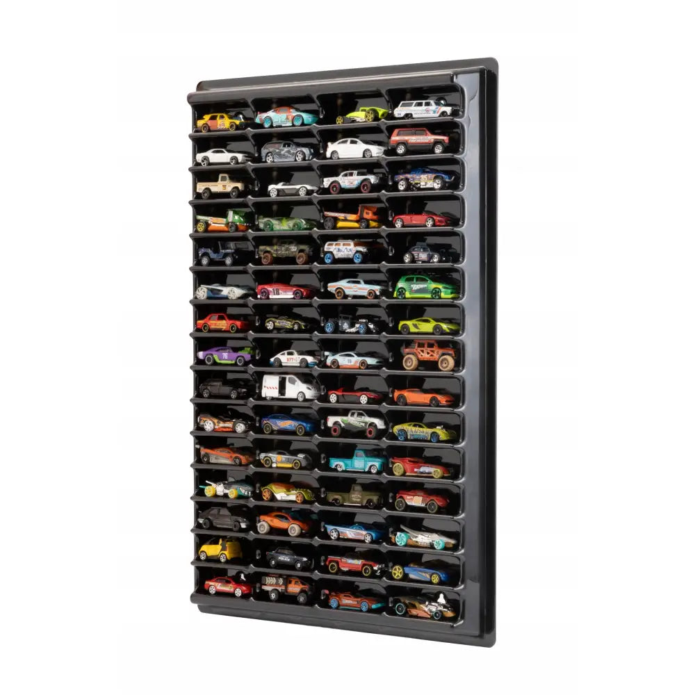 Lukket Svart Hylle for Småbiler Hot Wheels