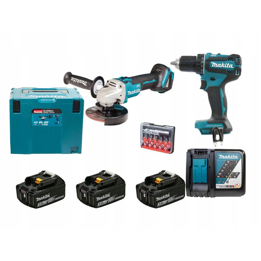 Makita Combo Sett - Slipe- og Skrumaskin 18v