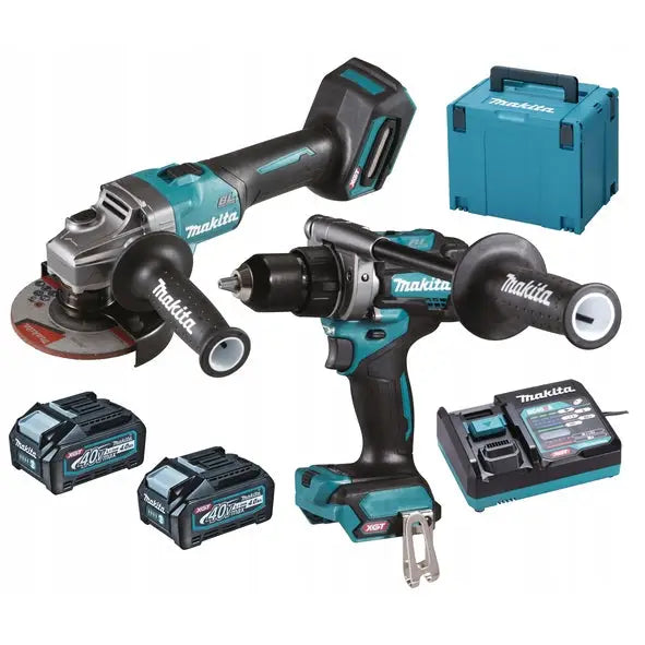 Makita Combo Sett Xgt 40v Dk0124g201 Slipeverktøy