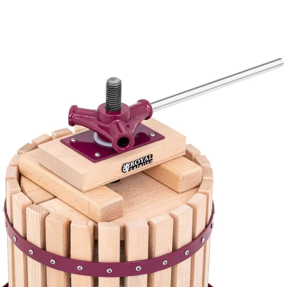 Manuell Tregjærende Vin- og Fruktsaftpress + 3 Filtreringsposer 18l
