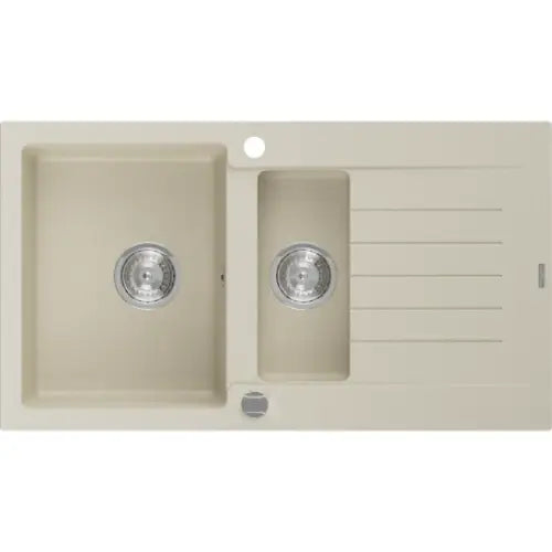 Matias Kjøkkenvask 1 1/2 Kum 900x505 Mm Beige - 6502901505-69
