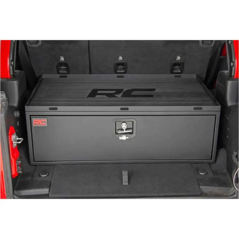 Metallisk Boks med Uttrekkbar Skuff - Jeep Wrangler Jl 2 d 18-