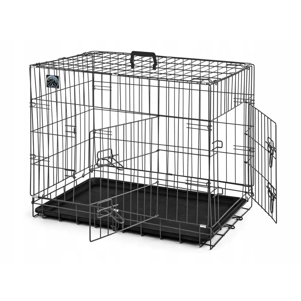 Metallisk Kennelbur for Hund 76/52/59 Cm m